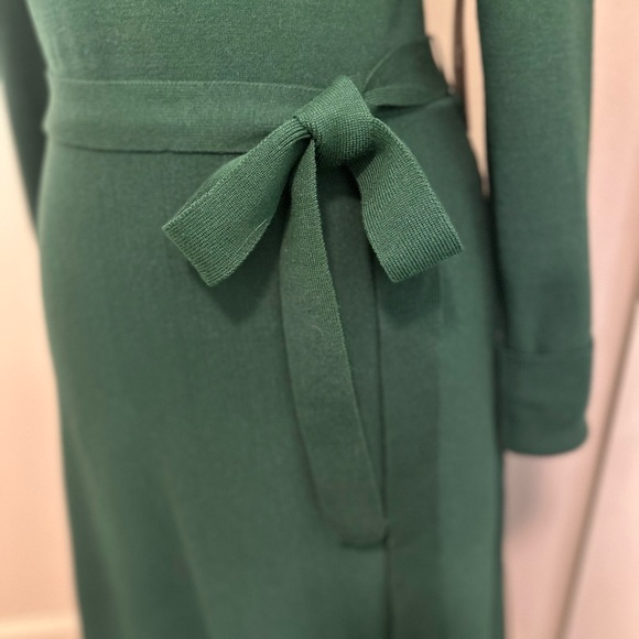 New Emerald Green Vince Camuto Jersey Dress - Picture 3 of 11